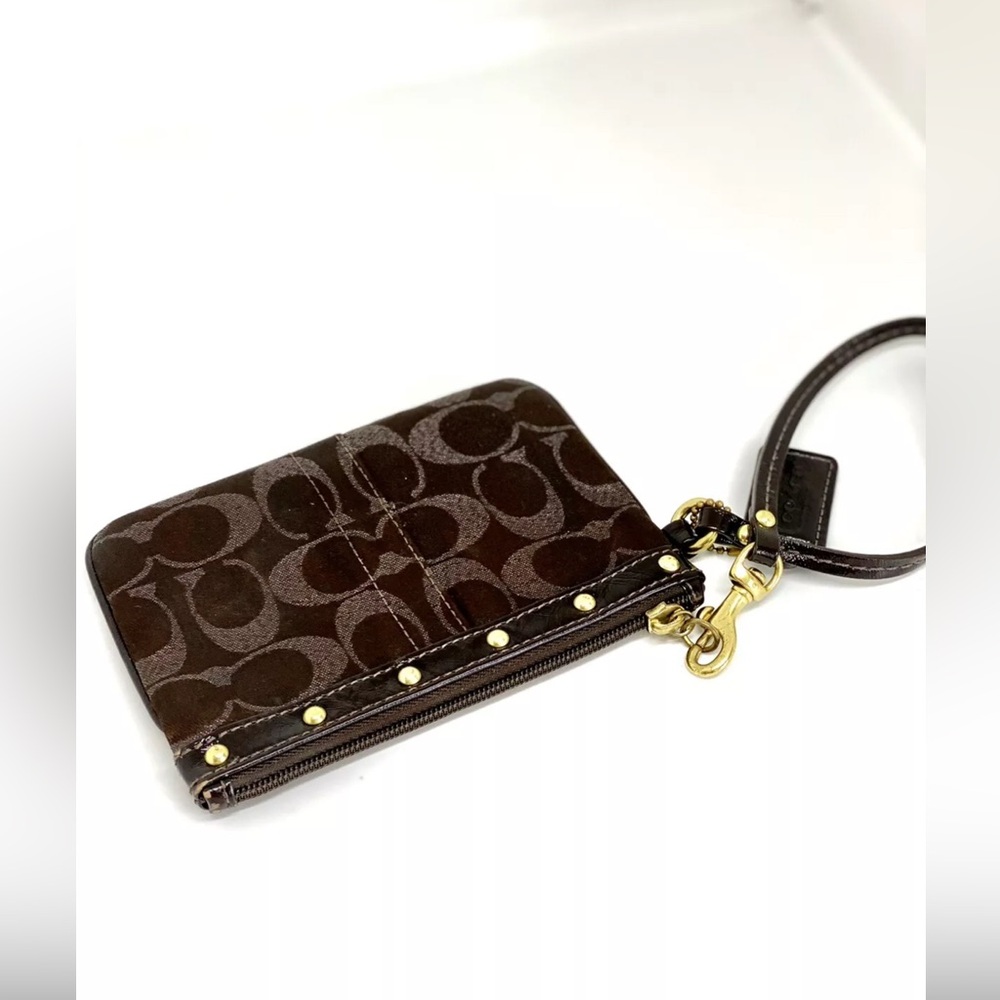 COACH SIGNATURE STUDDED WRISTLET #42097 - Picture 3 of 11